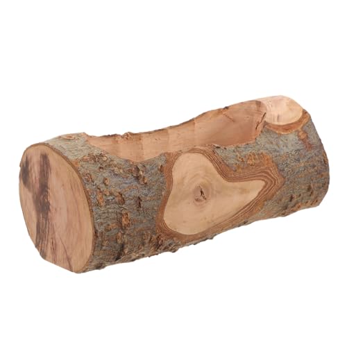 FIXOSHEE Holz Futternapf für Hamster und Kleintiere Leichter Ovaler aus Hochwertigem Holz für Futter und Wasser zu Reinigen Meerschweinchen Chinchillas von FIXOSHEE