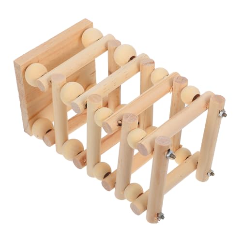 FIXOSHEE Holz Futterständer für Kaninchen und Kleintiere Langlebiger Futterkorb für Gras und Heu Multifunktionaler Heuraufe für Zwergkaninchen Hamster Meerschweinchen mit Einfachem Zugang von FIXOSHEE