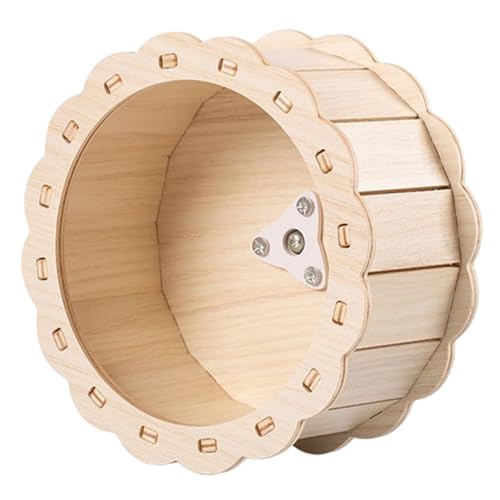 FIXOSHEE Holz Laufrad für Hamster für Kleine Haustiere Fördert Bewegung und Interaktion Geräuschloses Design für Gesunde Aktivität und Spaß FIXOSHEE Holz Laufrad für Hamster für Kleine Haustiere Fördert Bewegung und Interaktion Geräuschloses Design für Gesunde Aktivität und Spaß von FIXOSHEE