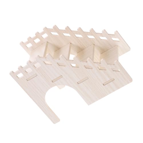 FIXOSHEE Holzleiter für Kleintiere Mehrfunktionales Hamsterspielzeug mit Kletterfunktion Versteck und Plattform Natürliche Holzleiter für Hamster Meerschweinchen und Haushörnchen Fördert FIXOSHEE Holzleiter für Kleintiere Mehrfunktionales Hamsterspielzeug mit Kletterfunktion Versteck und Plattform Natürliche Holzleiter für Hamster Meerschweinchen und Haushörnchen Fördert von FIXOSHEE