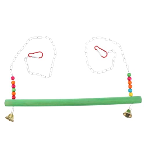 FIXOSHEE Hühnerschaukel aus Holz mit Leiter Spiel Klettergerüst für Hühner und Vögel Fördert Gleichgewicht Bewegung und Beschäftigung Geeignet für Hühner Papageien und Zufällige Farbe von FIXOSHEE