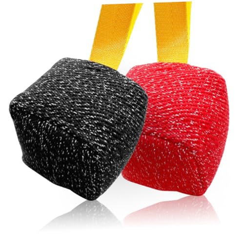 FIXOSHEE Hund Kauspielzeug aus Robustem Material Beißtaugliches Pet Toy für Welpen und Hunde Langeweile und Zerstörerisches Verhalten zum Zähneknirschen und Training Schwarz von FIXOSHEE