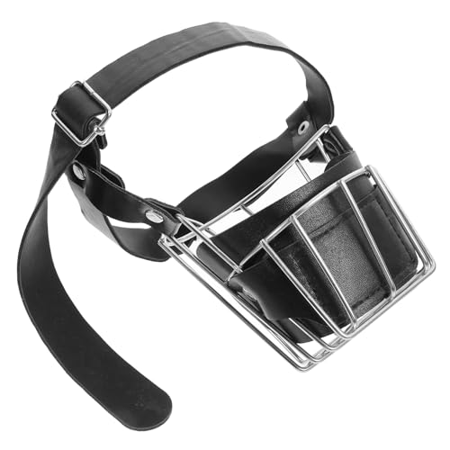 FIXOSHEE Hundekäfig Aus Edelstahl Maulkorb Für Haustier Maulkorb Für Einen Hund Haustiermaske Maulkorb Für Große Hunde Maulkorb Für Welpen Maulkorb Für Draußen Rostfreier Stahl Black FIXOSHEE Hundekäfig Aus Edelstahl Maulkorb Für Haustier Maulkorb Für Einen Hund Haustiermaske Maulkorb Für Große Hunde Maulkorb Für Welpen Maulkorb Für Draußen Rostfreier Stahl Black von FIXOSHEE