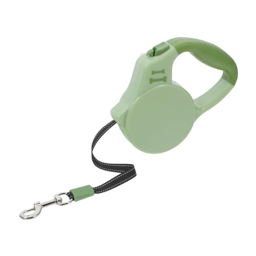 FIXOSHEE Hundeleine Trainingsleinen Für Hunde Automatisch Erweiterbare Leine Hund Läuft An Der Leine Outdoor-zubehör Für Hunde Für Haustiere Leine Für Katzen Green Nylon von FIXOSHEE