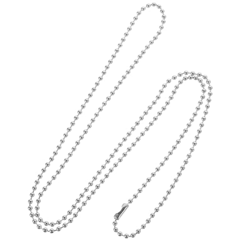 FIXOSHEE Hundemarke Kette Bead Chain für DIY Projekte und Hundemarken und Langlebige Erkennungsmarke Vielseitig Einsetzbar Dicke FIXOSHEE Hundemarke Kette Bead Chain für DIY Projekte und Hundemarken und Langlebige Erkennungsmarke Vielseitig Einsetzbar Dicke von FIXOSHEE