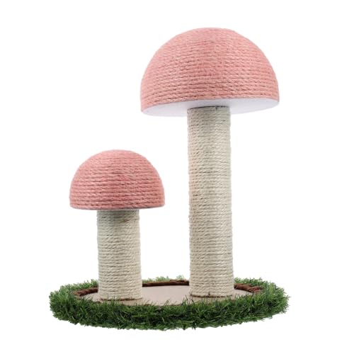 FIXOSHEE Katzen kletterspielzeug Kratzsäule aus Natürlichem Sisal mit Robustem Kratzbrett Platzsparendes Indoor katzenklettergerüst für Krallenpflege und Spielspaß Geeignet für Katzen von FIXOSHEE