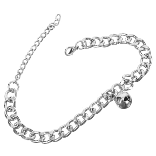 FIXOSHEE Katzenhalsband aus Aluminium mit Glöckchen Verstellbares und Sicheres Haustierhalsband Dekoratives Zubehör für Katzen für Süße Outfits und Besonderen von FIXOSHEE