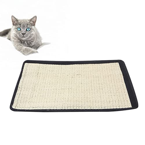 FIXOSHEE Katzenkratzmatte aus Sisal Großes Tragbares Kratzspielzeug für Katzen Möbel und Sofaschutz für Krallenschutz und Spielspaß von FIXOSHEE