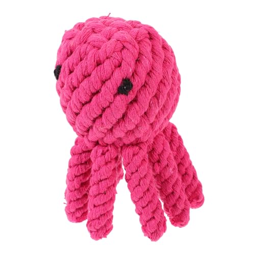 FIXOSHEE Kauspielzeug für Hunde Kauschnuller für Hunde Kauer Hundespielzeug -Oktopus kauen Welpenspielzeug knete chew Toy Hundespielzeug aus Baumwollseil Hund spielt von FIXOSHEE