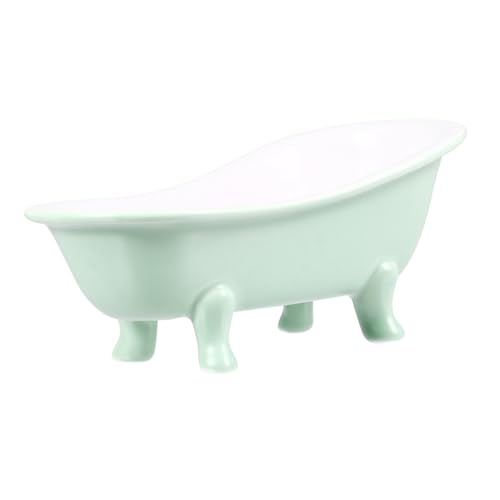 FIXOSHEE Keramik Hamster Badewanne Haustier Sandbad Kühlendes Badehaus Nager Rückzugsort Grün Robust Einfach zu Reinigen Haustierunterkunft von FIXOSHEE