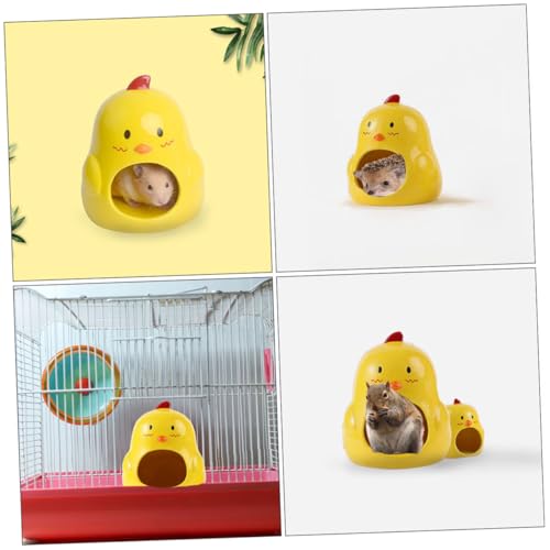 FIXOSHEE Keramik Hamster Nest Kleintierhaus aus Sicherem Material Robustes Leichtes Versteck und Schlafplatz für Hamster und Kleine Nager Einfach zu Reinigen für Gemütliches Hamstergehege FIXOSHEE Keramik Hamster Nest Kleintierhaus aus Sicherem Material Robustes Leichtes Versteck und Schlafplatz für Hamster und Kleine Nager Einfach zu Reinigen für Gemütliches Hamstergehege von FIXOSHEE