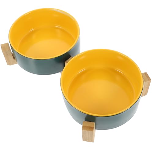 FIXOSHEE Keramik katzenfutternapf Farbigem Mattiertem Innen Außendesign Holzständer rutschfest Spülmaschinenfest für Katzen und Kleine Haustiere Langlebig und Einfach zu Reinigen FIXOSHEE Keramik katzenfutternapf Farbigem Mattiertem Innen Außendesign Holzständer rutschfest Spülmaschinenfest für Katzen und Kleine Haustiere Langlebig und Einfach zu Reinigen von FIXOSHEE