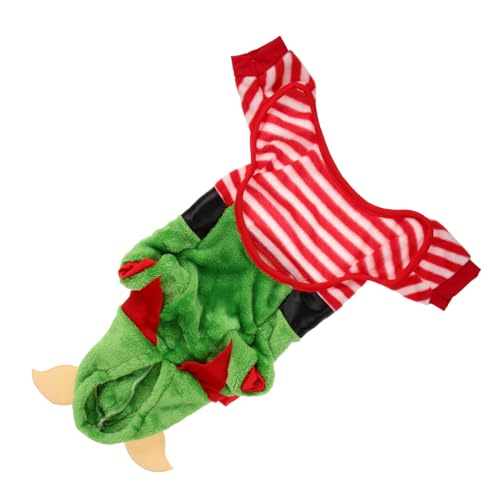 FIXOSHEE -Kleidung Weihnachten Weihnachtsoutfits für Hunde Welpe Kostüme Haustier-Weihnachts-Outfit Dekoration für Haustierkleidung warme Hundekleidung Cosplay-Haustierkostüm Flanell von FIXOSHEE