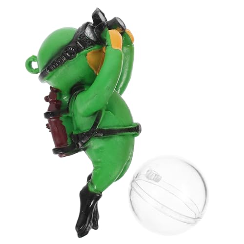 FIXOSHEE Kleiner PVC Taucher Aquarium Dekoration Schwimmend Langlebig Verspielte Fischbecken Deko für Tropische Aquarien Kreative Unterwasserwelt Zubehör von FIXOSHEE