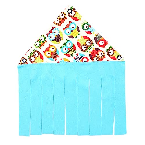 FIXOSHEE Kleines Tier Versteck Hängematte für Hamster und Meerschweinchen Eckdesign aus Strapazierfähigem Material für Stressfreies und Sicheren Rückzugsort im Käfig von FIXOSHEE