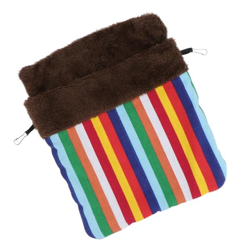 FIXOSHEE Kleintier Schlafsack Hängend Warmes Nest mit Doppelter Baumwollfüllung Für Hamster Eichhörnchen Weiche Kuschelhöhle Robust Waschbar Haustierbett FIXOSHEE Kleintier Schlafsack Hängend Warmes Nest mit Doppelter Baumwollfüllung Für Hamster Eichhörnchen Weiche Kuschelhöhle Robust Waschbar Haustierbett von FIXOSHEE