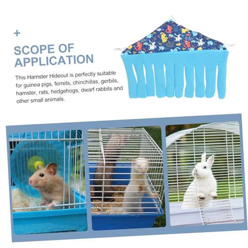 FIXOSHEE Kleintier eckversteck und Hängematte aus Atmungsaktivem Material Platzsparendes Meerschweinchen Versteck für Käfigecken Waschbar Vielseitig als Schlaf Kletterplatz für Hamster FIXOSHEE Kleintier eckversteck und Hängematte aus Atmungsaktivem Material Platzsparendes Meerschweinchen Versteck für Käfigecken Waschbar Vielseitig als Schlaf Kletterplatz für Hamster von FIXOSHEE