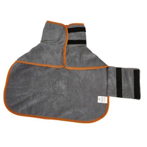 FIXOSHEE Komfortabler Hundebademantel Saugfähiger Leichter Robe für Welpen und Kleine Hunde Einfach Anzuziehen Atmungsaktiv für Sommer und Schwimmen S von FIXOSHEE