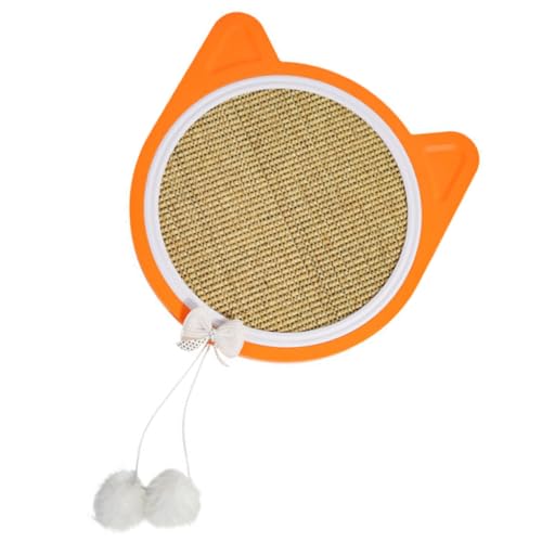 FIXOSHEE Kratzbrett Katze aus Robustem Sisal Multifunktionales Kratzpad und Schlafplatz Katzenspielzeug für Wohnungskatzen Schützt Möbel vor Kratzschäden rutschfest und Zufällige Farbe von FIXOSHEE
