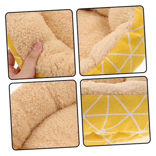 FIXOSHEE Lammfleece Haustierbett S Weiches Verschleißfestes Katzen Hundebett für Kleine Hunde Gemütliches Nest für Chihuahuas Pomeranians Yorkshire Terrier Ganzjährig Geeignet von FIXOSHEE