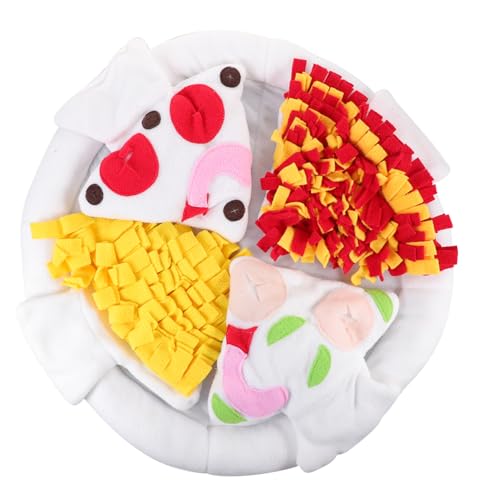 FIXOSHEE Langsame Futtermatte für Hunde Pizzadesign Schnüffelmatte zum Training und Zahnpflege Rutschfestes Pet Snuffle Pad zur Stressreduktion und Spielerischem Fressen FIXOSHEE Langsame Futtermatte für Hunde Pizzadesign Schnüffelmatte zum Training und Zahnpflege Rutschfestes Pet Snuffle Pad zur Stressreduktion und Spielerischem Fressen von FIXOSHEE