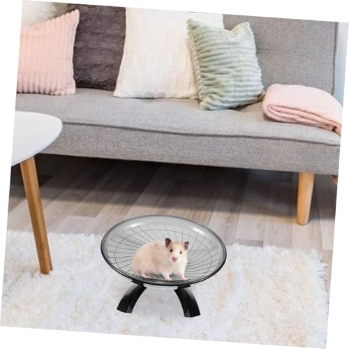 FIXOSHEE Leises Hamsterrad Laufstall für Igel Chinchilla Meerschweinchen Kleintiere Geräuscharmes Sicheres Exercise Wheel für Kleine Haustiere Schwarzes Hamster Laufrad Gerbil Geeignet FIXOSHEE Leises Hamsterrad Laufstall für Igel Chinchilla Meerschweinchen Kleintiere Geräuscharmes Sicheres Exercise Wheel für Kleine Haustiere Schwarzes Hamster Laufrad Gerbil Geeignet von FIXOSHEE