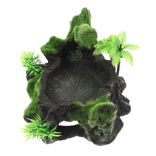 FIXOSHEE Natürlicher Reptilienschale aus Harz Rutschfestes Futternapf und Wasserschale für Terrarien Geeignet für Schildkröten Chamäleons und Echsen zur Sicheren Fütterung und FIXOSHEE Natürlicher Reptilienschale aus Harz Rutschfestes Futternapf und Wasserschale für Terrarien Geeignet für Schildkröten Chamäleons und Echsen zur Sicheren Fütterung und von FIXOSHEE