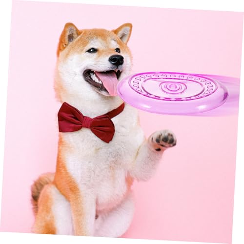 FIXOSHEE Outdoor Hundespielzeug Fliegende Scheibe aus Flexiblem TPR Bissfestes Kauspielzeug für Welpen und Große Hunde Leicht zu Werfen für Apportierspiele im Freien von FIXOSHEE