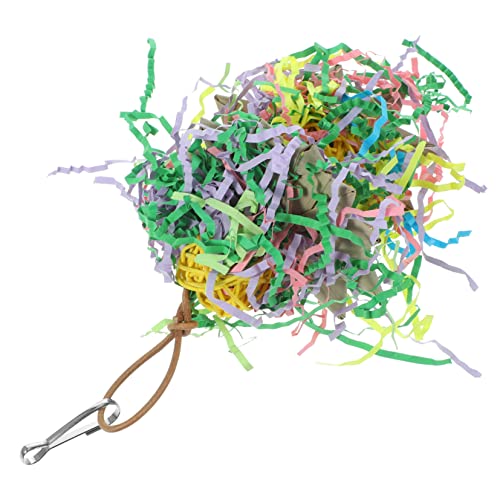 FIXOSHEE Hängendes Papagei-Spielzeug Aus Robustem Material Kauspielzeug Für Vögel Für Mittlere Papageien Und Wellensittiche Fördert Das Kauen Beschäftigung Langlebig Und Unterhaltsam von FIXOSHEE