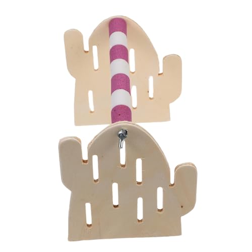FIXOSHEE Papagei Ausbildung Rack Tabletop Vogel Stehen Komfortable Holz Barsch Vogel Spielzeug Stabile Struktur von FIXOSHEE