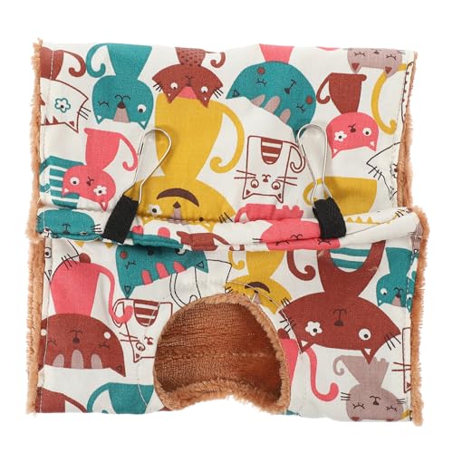 FIXOSHEE Parrot Hammock Vogelhängematte aus Robustem Canvas Warmes Kleines Vogelnest mit Belüftung für Winter Geeignet für Papageien Sittiche und Kleine Haustiere Komfortables Schlafbett FIXOSHEE Parrot Hammock Vogelhängematte aus Robustem Canvas Warmes Kleines Vogelnest mit Belüftung für Winter Geeignet für Papageien Sittiche und Kleine Haustiere Komfortables Schlafbett von FIXOSHEE