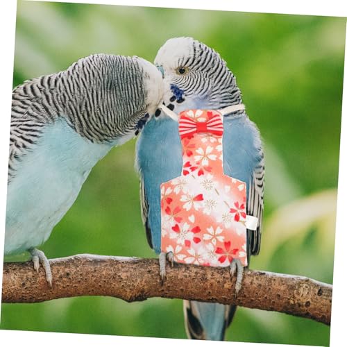 FIXOSHEE Parrot Windel aus Baumwolle Waschbar und Wiederverwendbar Atmungsaktiv und Bequem Vogelkleidung für Wellensittiche Nymphensittiche und Tauben Hält Käfig Sauber und Gesund von FIXOSHEE