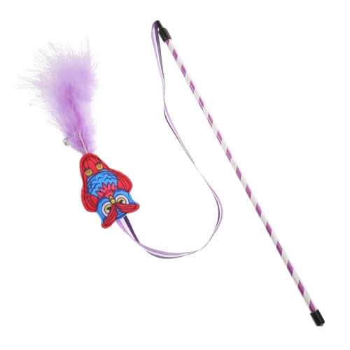 FIXOSHEE Pet Cat Teaser Rod: Katzenspielzeug Mit Rotierender Feder, Kätzchen-sportspielzeug Zum Jagen Und Trainieren Von Hauskatzen Und Für Spielerische Momente von FIXOSHEE