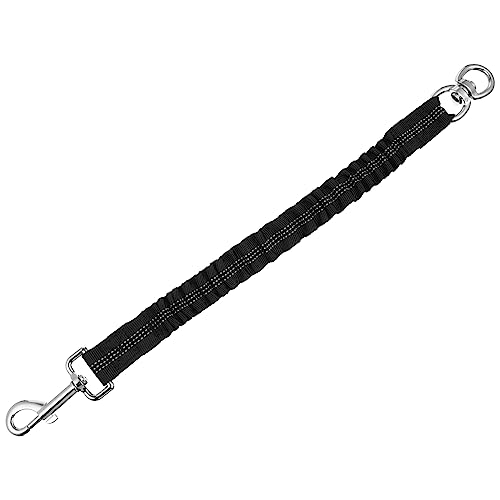 FIXOSHEE Reflektierende Elastische Hundeleine aus Strapazierfähigem Nylon für Kleine und Mittelgroße Hunde für Joggen und Training Schwarz FIXOSHEE Reflektierende Elastische Hundeleine aus Strapazierfähigem Nylon für Kleine und Mittelgroße Hunde für Joggen und Training Schwarz von FIXOSHEE
