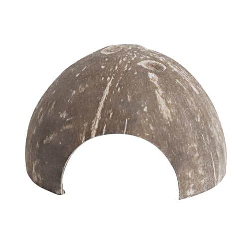 FIXOSHEE Reptilien Versteckhaus aus Natürlicher Kokosnussschale Langlebiges Kleintier Unterschlupf Rutschfestes Habitat für Echsen Spinnen Hamster und Kleine Terrarientiere FIXOSHEE Reptilien Versteckhaus aus Natürlicher Kokosnussschale Langlebiges Kleintier Unterschlupf Rutschfestes Habitat für Echsen Spinnen Hamster und Kleine Terrarientiere von FIXOSHEE