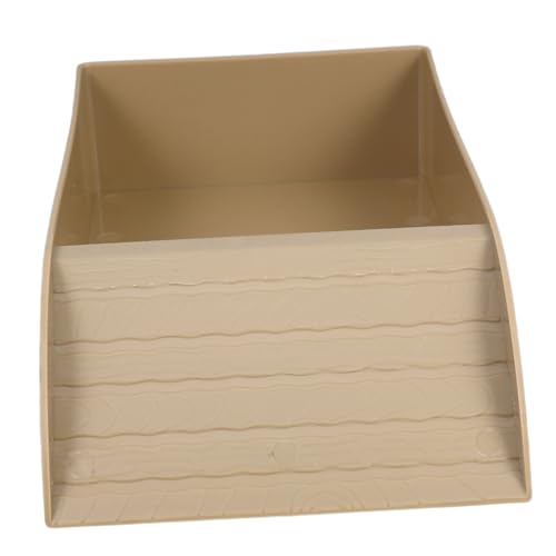 FIXOSHEE Schildkrötenbadewanne Zubehör Für Aquarienreptilien Schildkrötenbecken Schildkrötenwasserbecken Turtle Habitat Accessoires Kletterrampe Für Schildkröten Coffee Plastik von FIXOSHEE