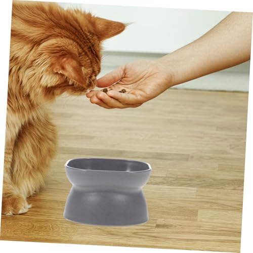 FIXOSHEE Schräger Katzennapf mit Neigung Doppelseitig Nutzbar Rutschfester Pp futternapf für Katzen Futterkapazität Langlebig Schutz gegen Schnurrhaarmüdigkeit Flachversion Dunkelgrau FIXOSHEE Schräger Katzennapf mit Neigung Doppelseitig Nutzbar Rutschfester Pp futternapf für Katzen Futterkapazität Langlebig Schutz gegen Schnurrhaarmüdigkeit Flachversion Dunkelgrau von FIXOSHEE