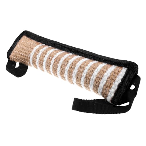 FIXOSHEE Spielzeug Zum Ziehen Von Hunden Hundespielzeug Beißkissenspielzeug Haustier-trainingsspielzeug Quietschendes Spielzeug Bisstrainingsspielzeug Für Hunde Schlepperkissen Jute von FIXOSHEE