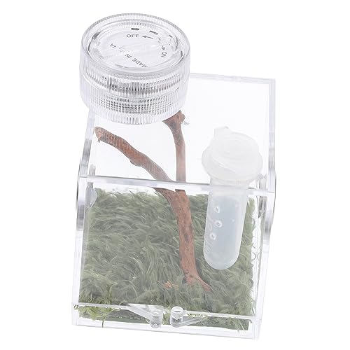 FIXOSHEE Spinnen Habitat Box mit Transparentes Spinnenzubehör für Zucht und Fütterung für Kleine Haustiere Wie Springspinnen und Skorpione Teilig und Tragbar FIXOSHEE Spinnen Habitat Box mit Transparentes Spinnenzubehör für Zucht und Fütterung für Kleine Haustiere Wie Springspinnen und Skorpione Teilig und Tragbar von FIXOSHEE