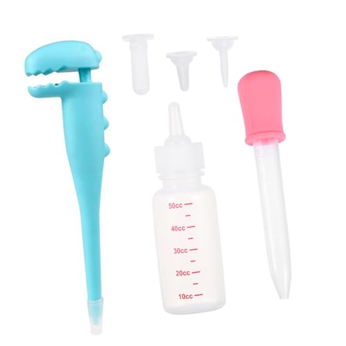 FIXOSHEE Teiliges Tiernahrung Flasche mit Saugern Handliches Kitten Milk Feeder für Welpen Katzen Kaninchen Vielseitige Trinkflasche für Flüssigmedikamente und Neugeborene Kleine Haustiere FIXOSHEE Teiliges Tiernahrung Flasche mit Saugern Handliches Kitten Milk Feeder für Welpen Katzen Kaninchen Vielseitige Trinkflasche für Flüssigmedikamente und Neugeborene Kleine Haustiere von FIXOSHEE