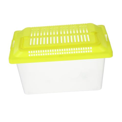 FIXOSHEE Tragbare Transportbox für Haustiere Transparente Aquarien Box für Schildkröten Geckos und Goldfische Leicht und Kompakt für Transport von Kleinen Tieren Farbwahl von FIXOSHEE