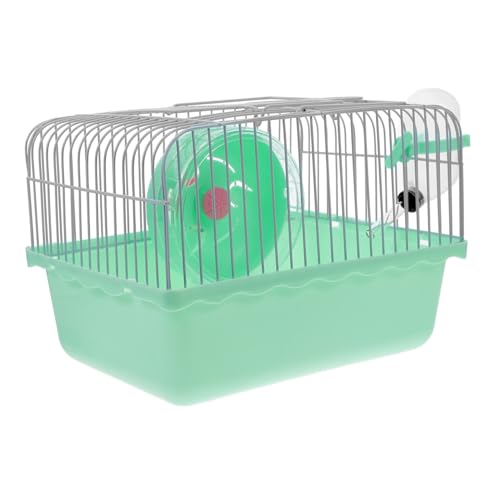 FIXOSHEE Tragbarer Hamsterkäfig aus Robustem Abs mit Wasserflaschenhalter Geräumig und Multifunktional für Hamster und Chinchillas als Transportbox und Spielkäfig für Kleine Haustiere von FIXOSHEE