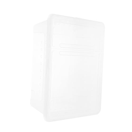 FIXOSHEE Transparente Kunststoff Reptilienbox mit Belüftungslöchern Langlebiger Zuchtbehälter für Spinnen Skorpione Echsen Schildkröten Atmungsaktives Terrarium für Insekten und Kleintiere FIXOSHEE Transparente Kunststoff Reptilienbox mit Belüftungslöchern Langlebiger Zuchtbehälter für Spinnen Skorpione Echsen Schildkröten Atmungsaktives Terrarium für Insekten und Kleintiere von FIXOSHEE