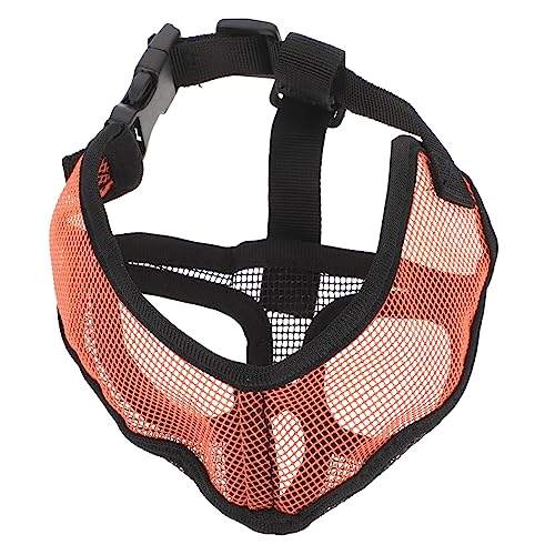 FIXOSHEE Verstellbarer Maulkorb für Mittlere Hunde Atmungsaktives Mesh Sicherer Hundemaulkorb gegen Beißen und Fressen Leichter und Komfortabler Schutz mit Verstellbarem Halsband Einfach von FIXOSHEE