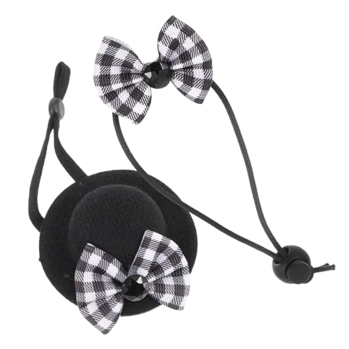 FIXOSHEE Verstellbarer Mini Hut für Kleintiere mit Schleife Material Sicher und Bequem Geeignet für Hamster und Kleine Haustiere Teiliges in Wiederverwendbar und Langlebig von FIXOSHEE