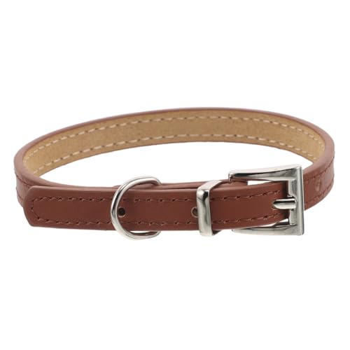 FIXOSHEE Verstellbares Pu-hundehalsband Klein Angenehm Leicht Verstellbar Komfortables Katzenhalsband Strapazierfähiges Haustier-zubehör S für Outdoor-Abenteuer von FIXOSHEE