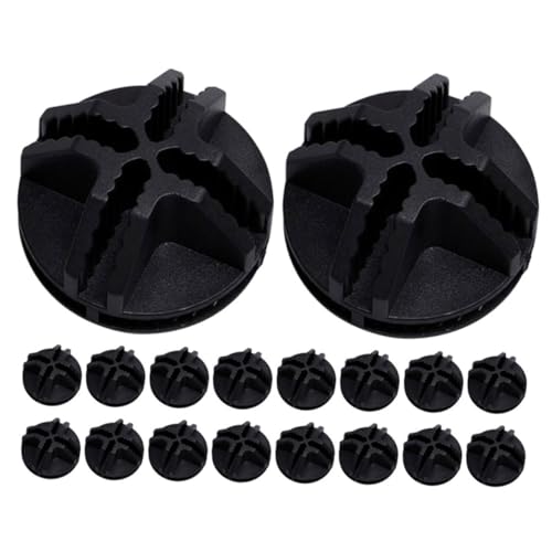 FIXOSHEE Vielseitiges Kunststoff-Käfigverbinder, 30-teiliges Set für Rattenkäfige, Schrankbefestigungen, Schuhe, Regalverbinder von FIXOSHEE