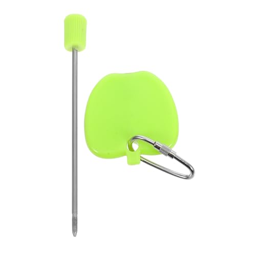 FIXOSHEE Papageien-futtergabel Aus Edelstahl Ergonomischer Futterhalter Für Obst Gemüse Und Mais Vielseitiges Werkzeug Für Artgerechte Vogelernährung Im Käfig Grünes Design von FIXOSHEE