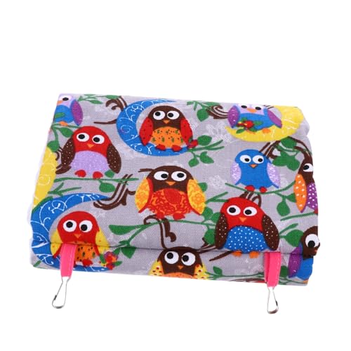 FIXOSHEE Vogel Hängematte Nest für Papageien und Kleine Vögel Warmes Atmungsaktives Schlafbett Fleece Langlebig und Sicher Dreieckiges Design für Käfig und Vogelkäfig Mittelgroß FIXOSHEE Vogel Hängematte Nest für Papageien und Kleine Vögel Warmes Atmungsaktives Schlafbett Fleece Langlebig und Sicher Dreieckiges Design für Käfig und Vogelkäfig Mittelgroß von FIXOSHEE