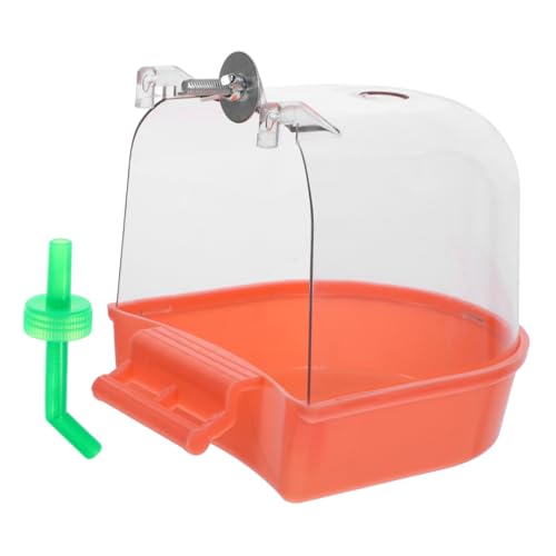 FIXOSHEE Vogelbad für Käfige Hängende Vogelbadewanne für Papageien Praktische Dusche mit Halterung für Wellensittiche und Andere Vogelarten Installieren Auslaufsicher und Multifunktional FIXOSHEE Vogelbad für Käfige Hängende Vogelbadewanne für Papageien Praktische Dusche mit Halterung für Wellensittiche und Andere Vogelarten Installieren Auslaufsicher und Multifunktional von FIXOSHEE